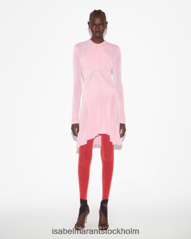 Kläder Isabel Marant rosema klänning rosa kvinnor D80P0292