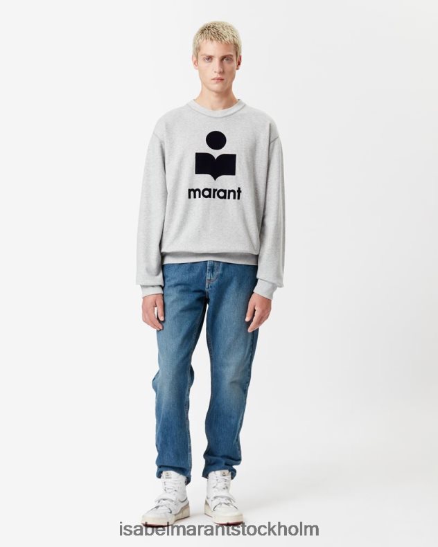 Kläder Isabel Marant jack jeansbyxor blå män D80P021377