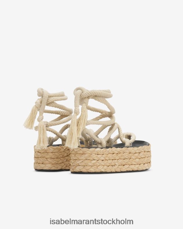 Skodon Isabel Marant elif sandaler naturlig unisex- D80P02878