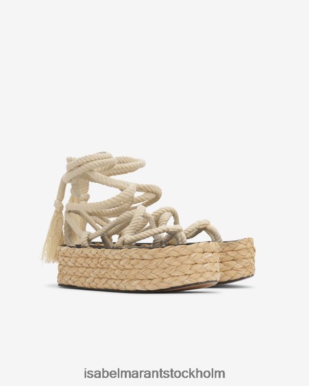 Skodon Isabel Marant elif sandaler naturlig unisex- D80P02878