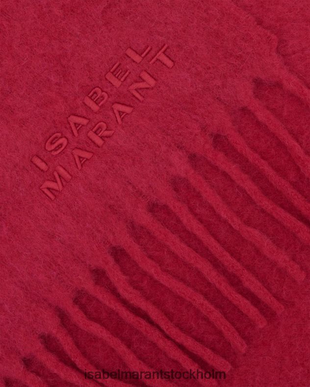 tillbehör Isabel Marant firny halsduk magenta unisex- D80P021139