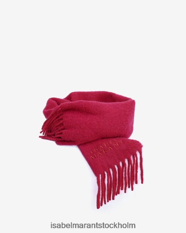 tillbehör Isabel Marant firny halsduk magenta unisex- D80P021139