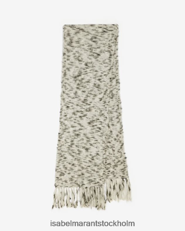 tillbehör Isabel Marant loyd halsduk vit svart unisex- D80P021140