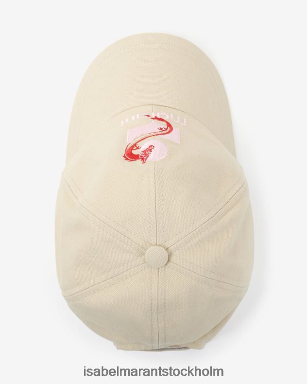 tillbehör Isabel Marant tyron cap ecru unisex- D80P027